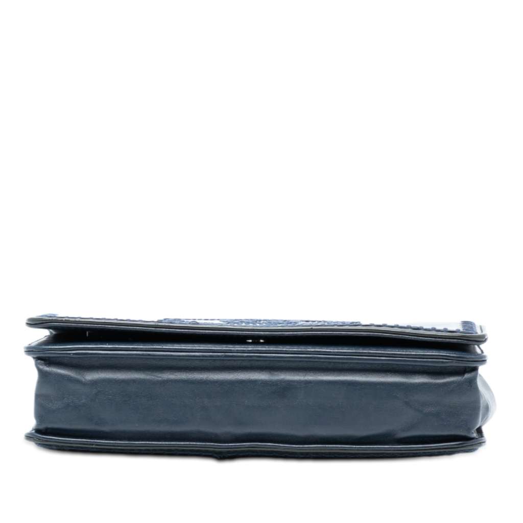 Chanel CC Patent Whipstitch Wallet On Chain - 3