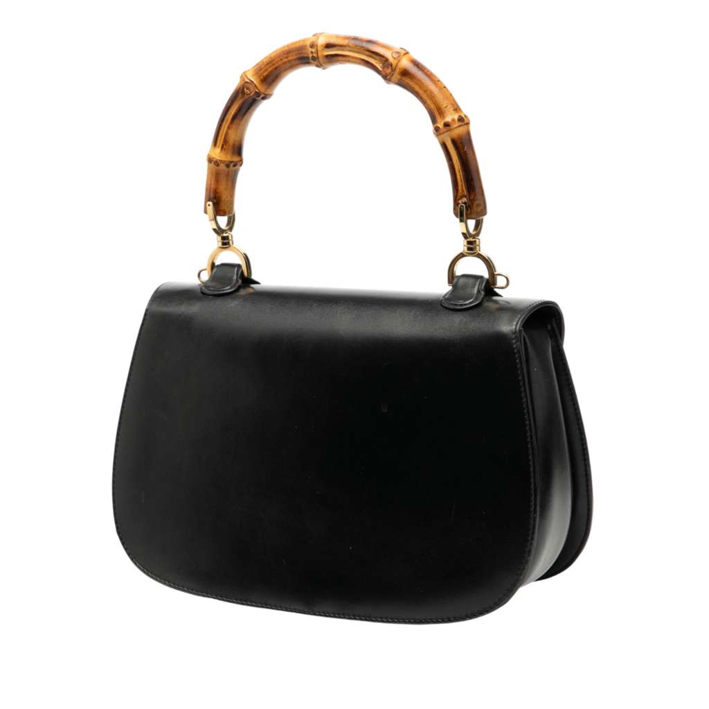 Gucci Grained Calfskin Bamboo Night - 2