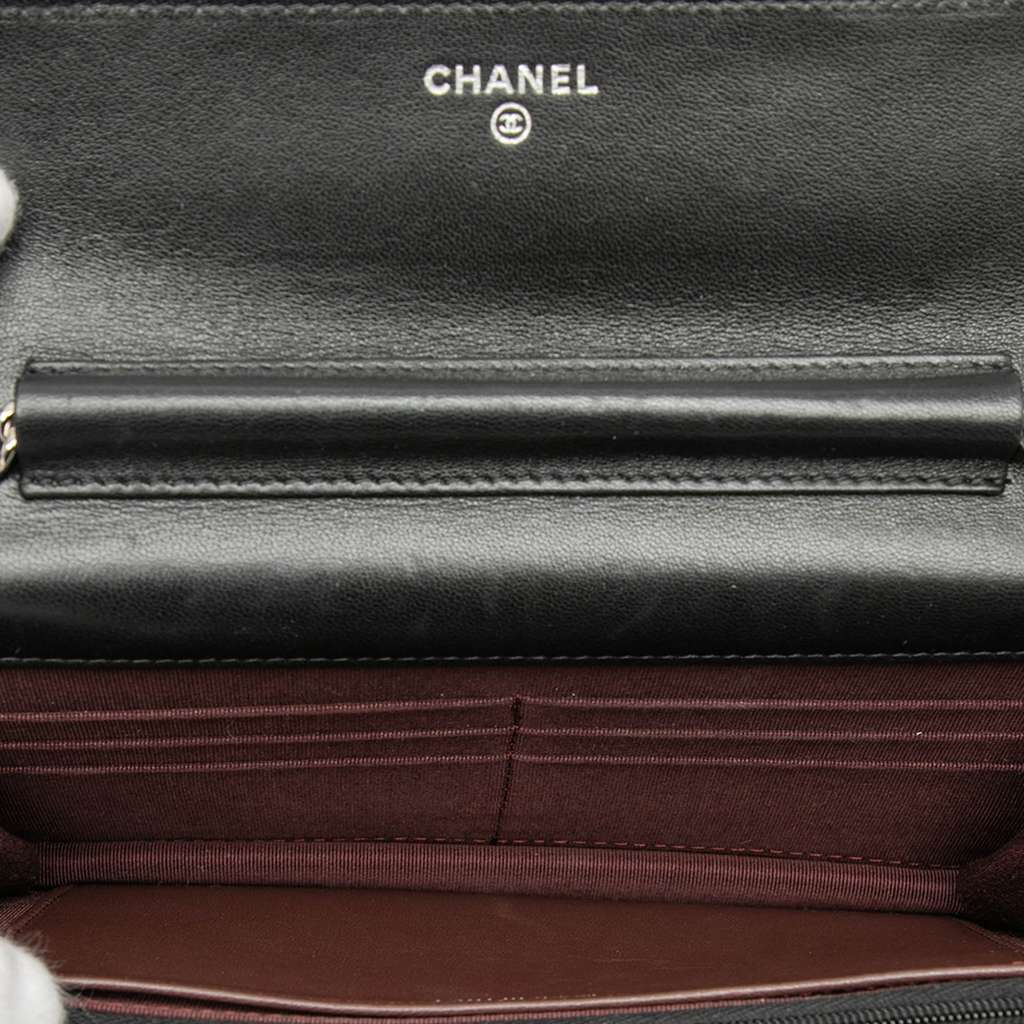 Chanel CC Quilted Lambskin Wallet On Chain - 4