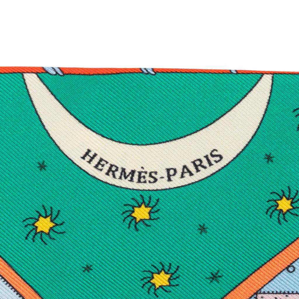 Hermès Objets de Curiosite Silk Twilly Scarf - 2