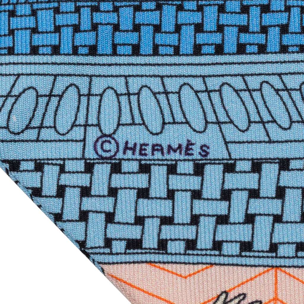 Hermès Objets de Curiosite Silk Twilly Scarf - 3