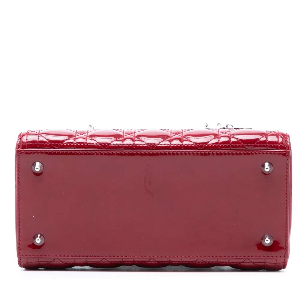 Dior Medium Patent Cannage Lady Dior - 3
