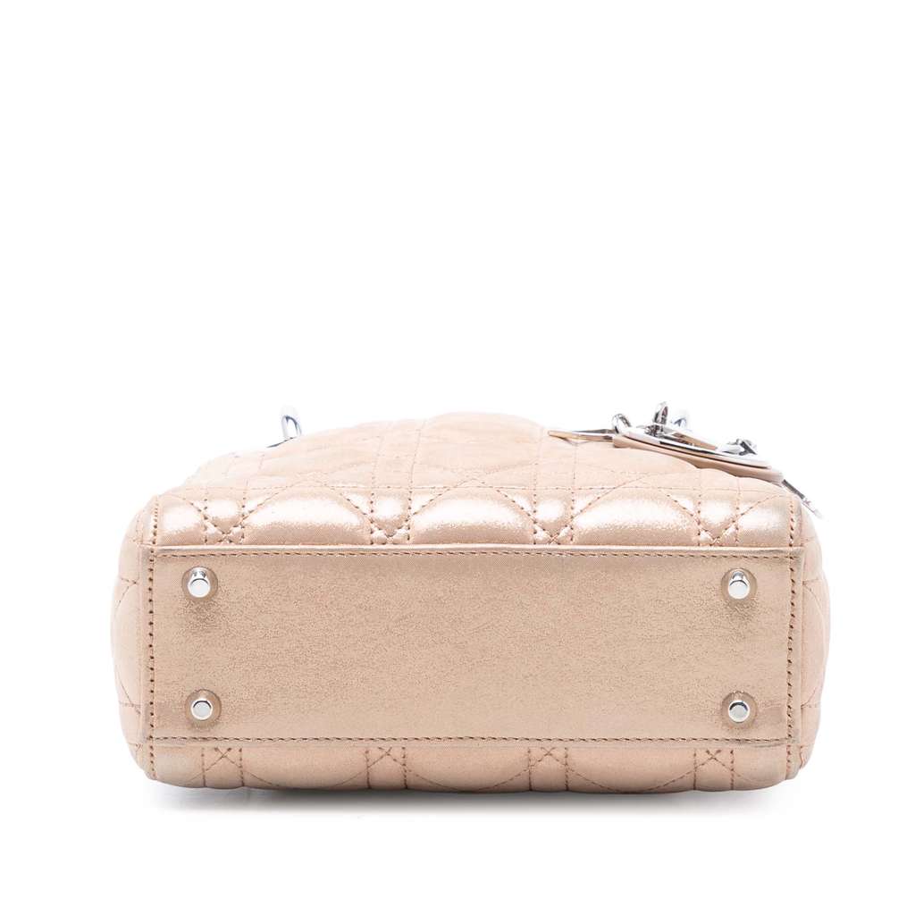 Dior Mini Iridescent Lambskin Cannage Lady Dior - 3