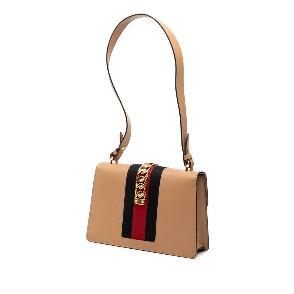 Gucci Small Calfskin Sylvie Satchel - 2