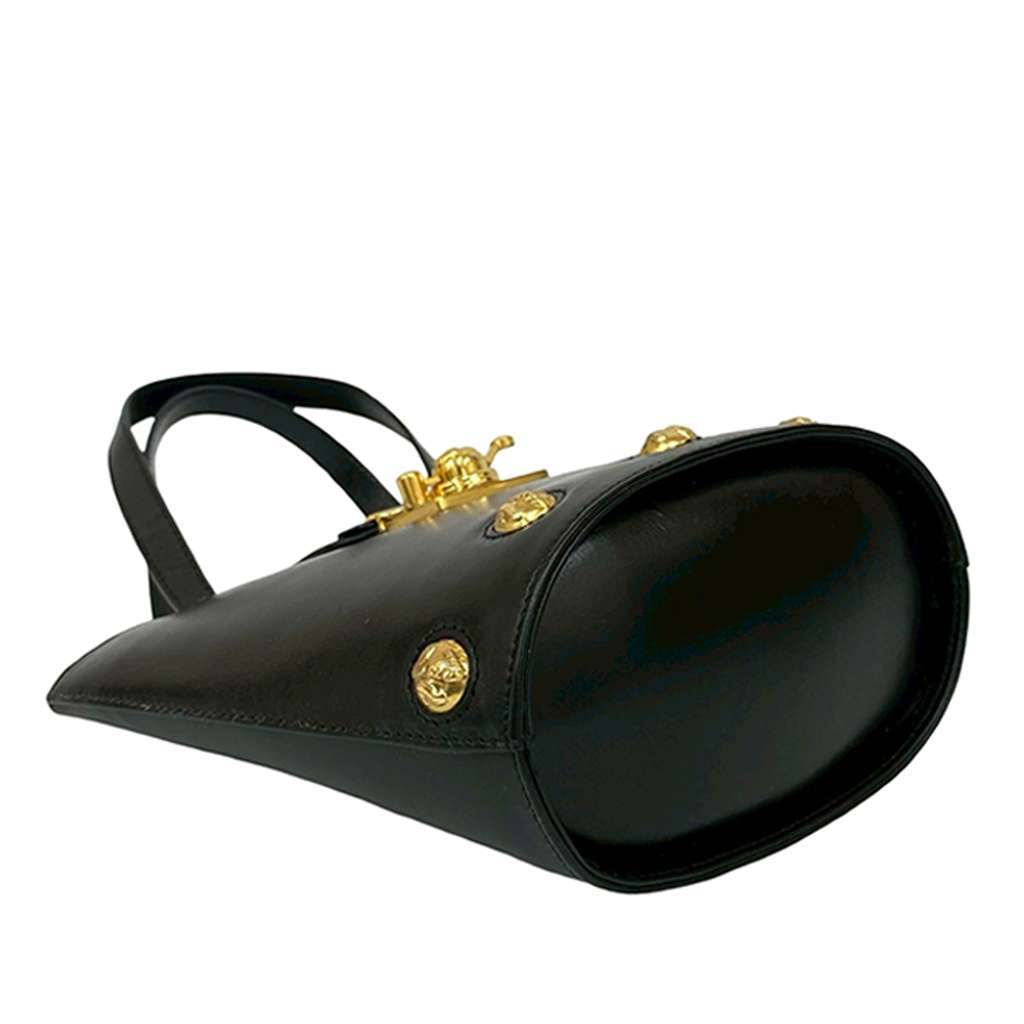 Salvatore Ferragamo Studded Leather Handbag - 4