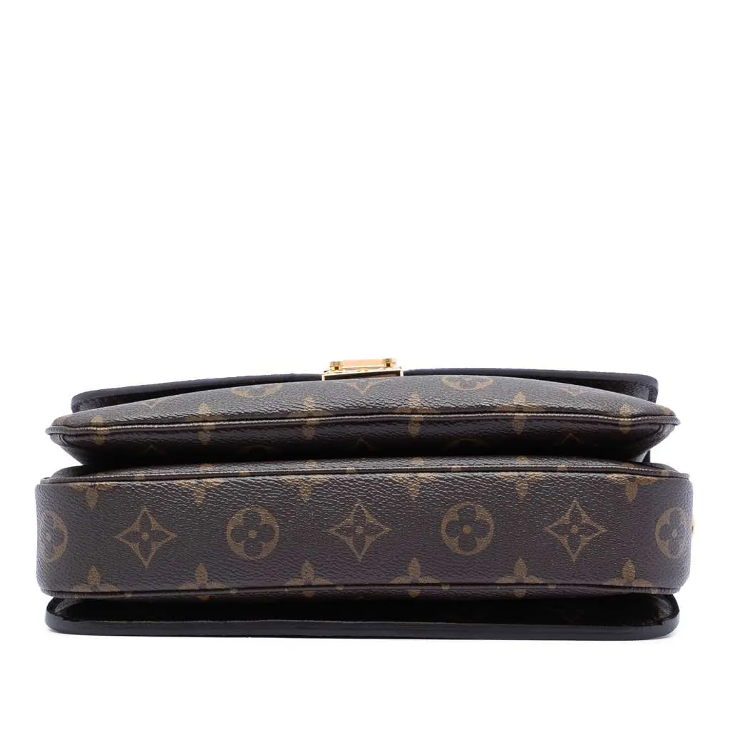 Louis Vuitton Monogram Pochette Metis Brown Good - Inside View