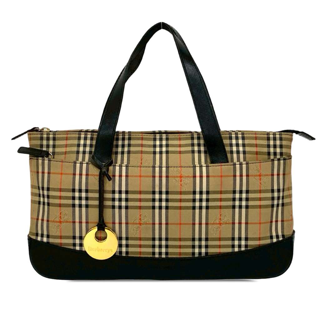 Burberry Haymarket Check Canvas Tote