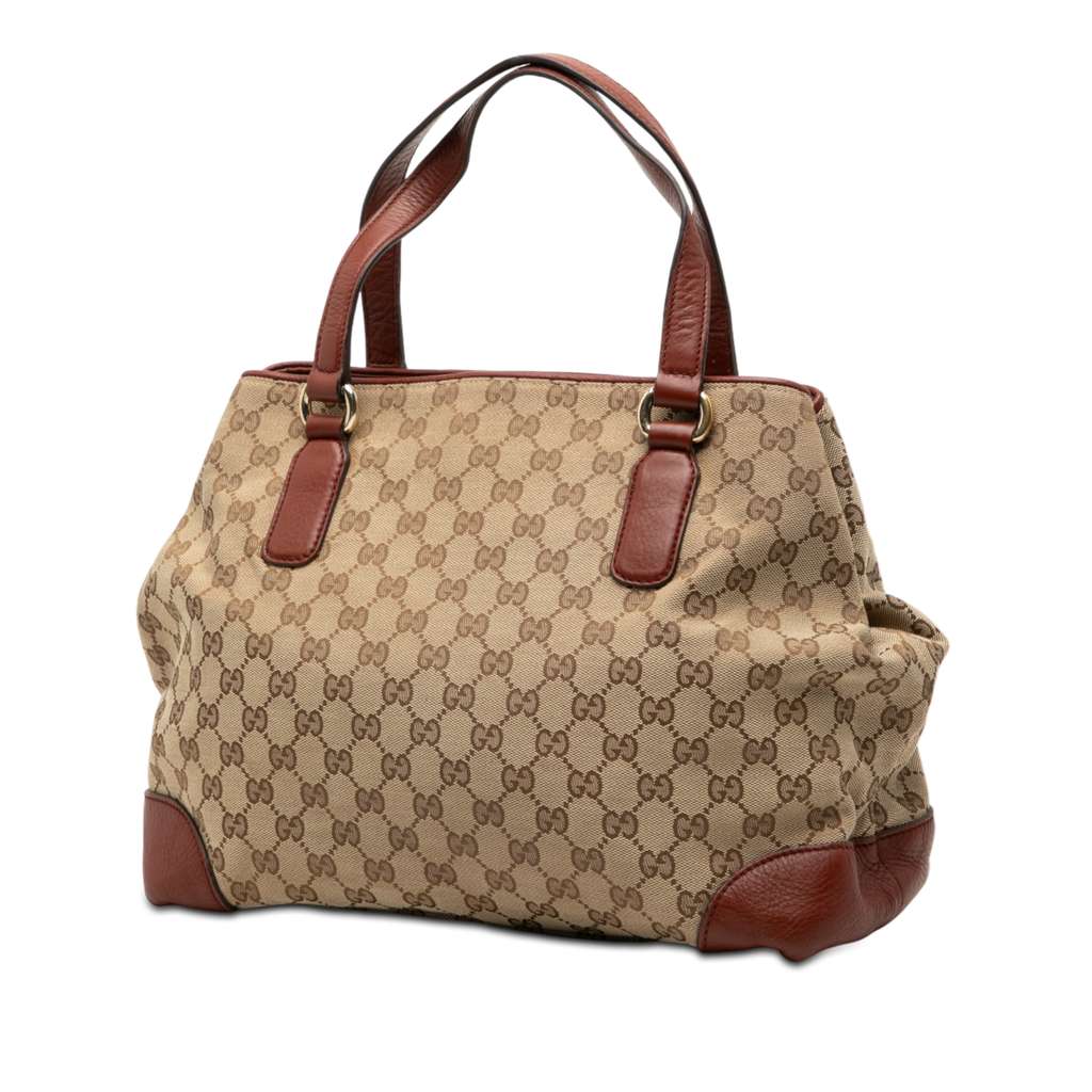 Gucci Medium GG Canvas Web Dressage Tote - 2