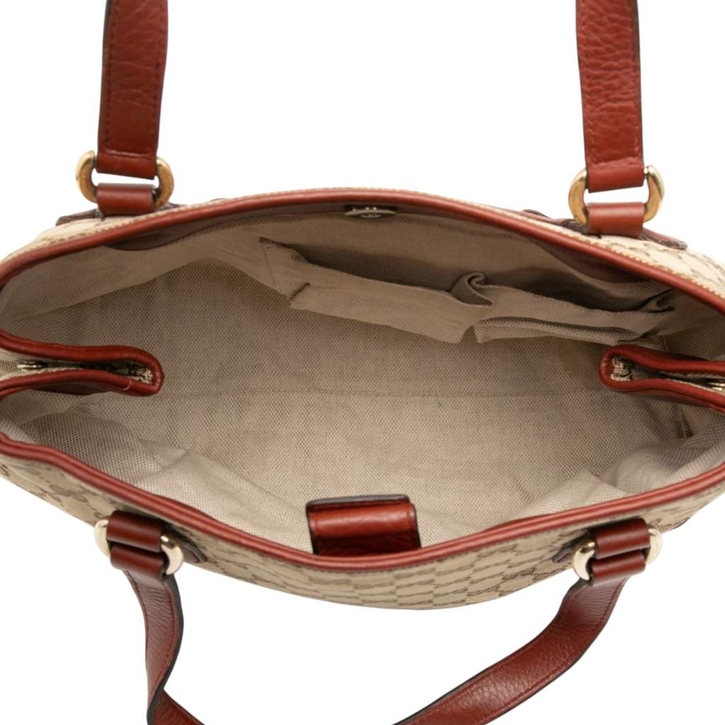 Gucci Medium GG Canvas Web Dressage Tote - 4