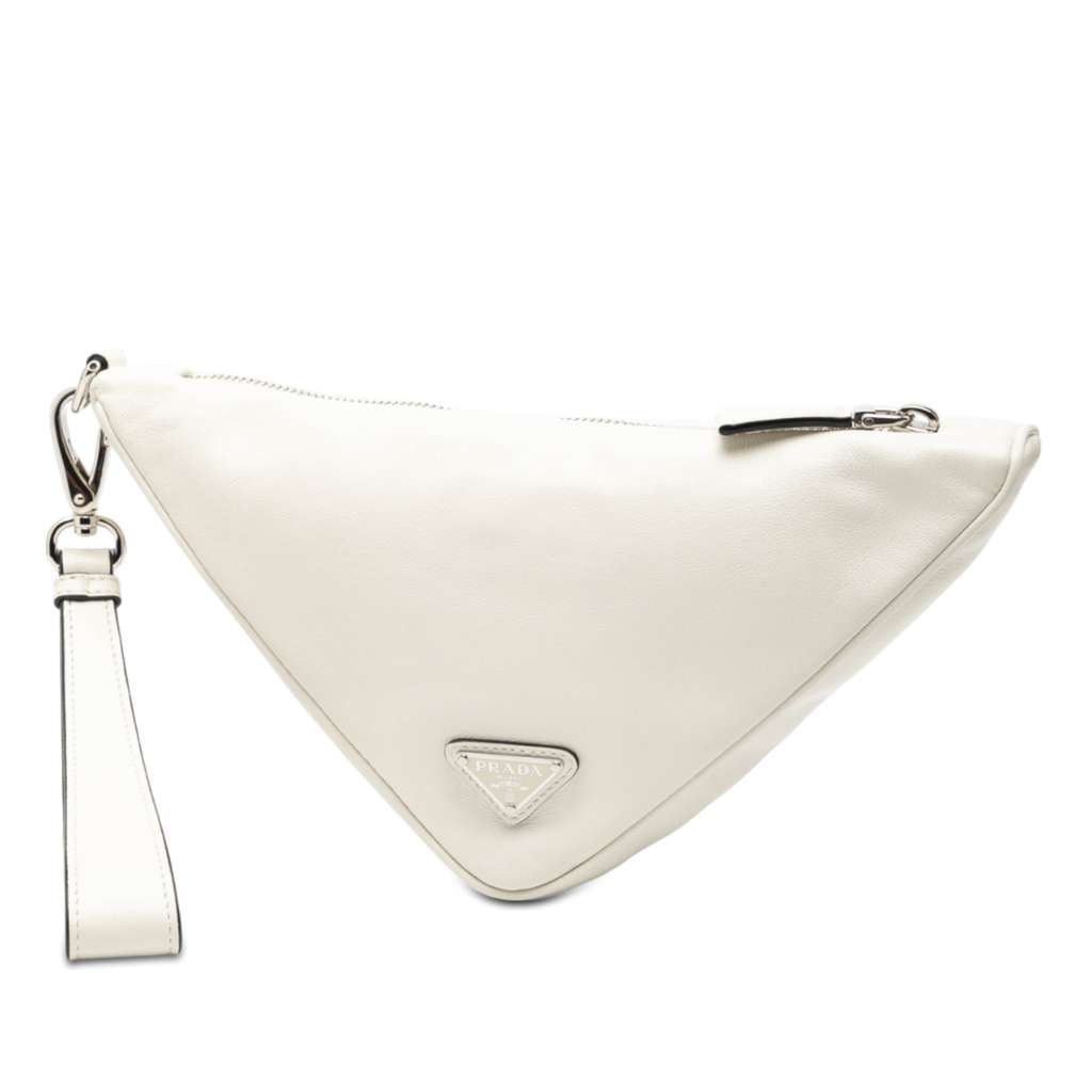 Prada Grace Lux Triangle Wristlet Pouch - 2