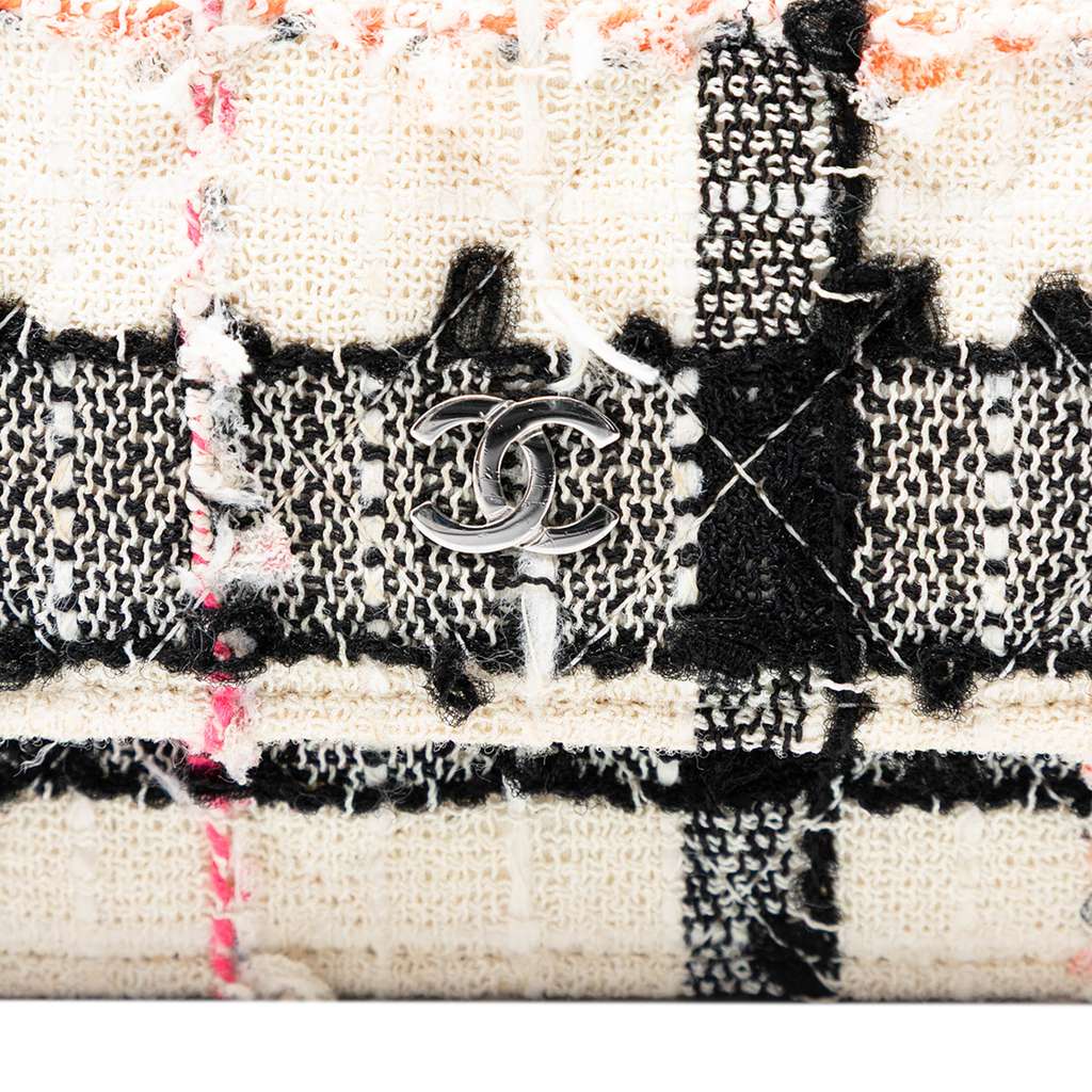 Chanel CC Quilted Tweed Wallet On Chain - 5