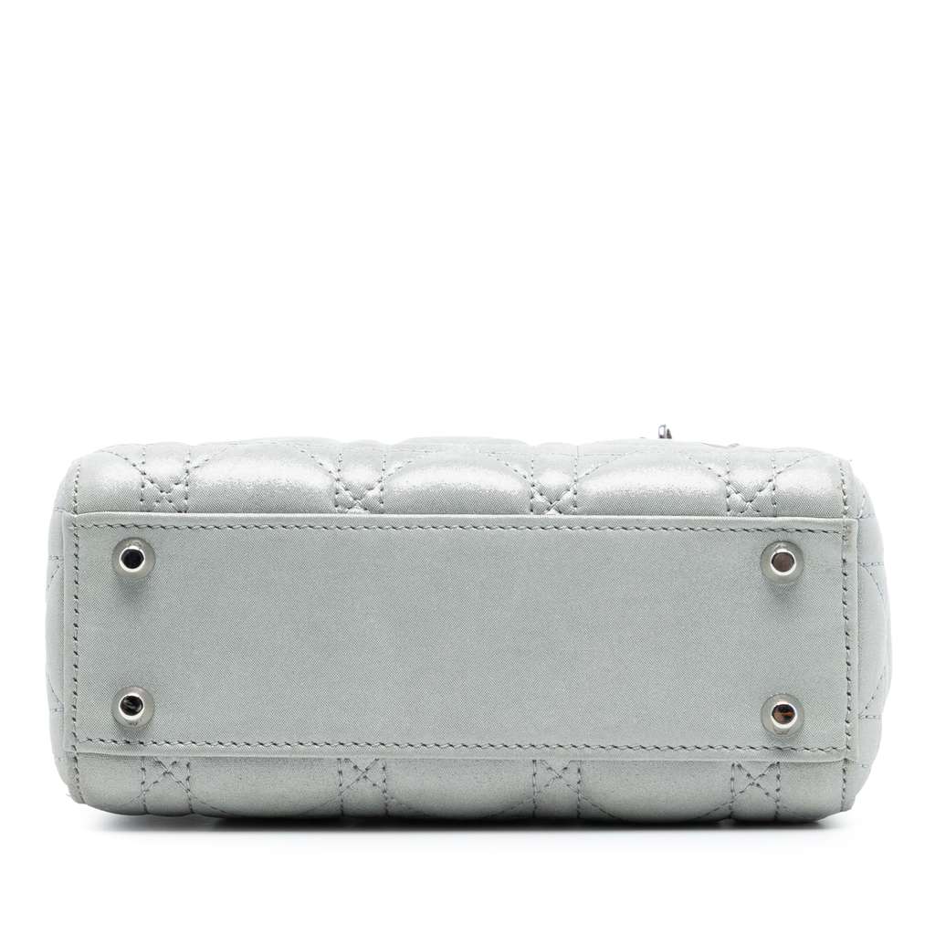 Dior Mini Iridescent Lambskin Cannage Lady Dior - 3