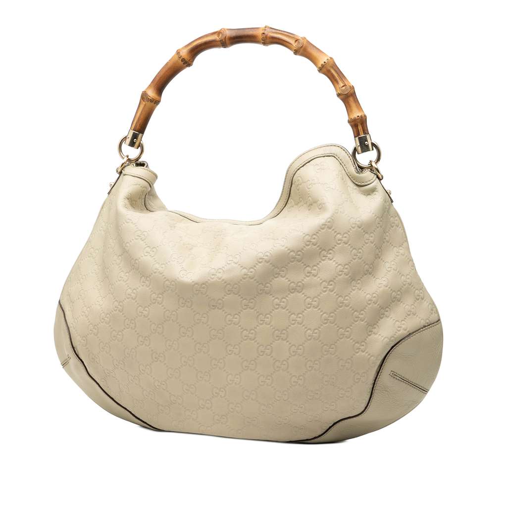 Gucci Guccissima Peggy Bamboo Satchel - 2