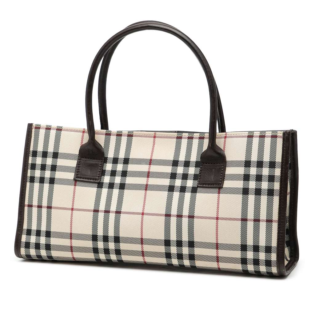 Burberry House Check Canvas Handbag - 2