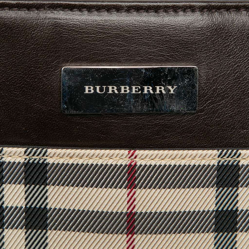 Burberry House Check Canvas Handbag - 5