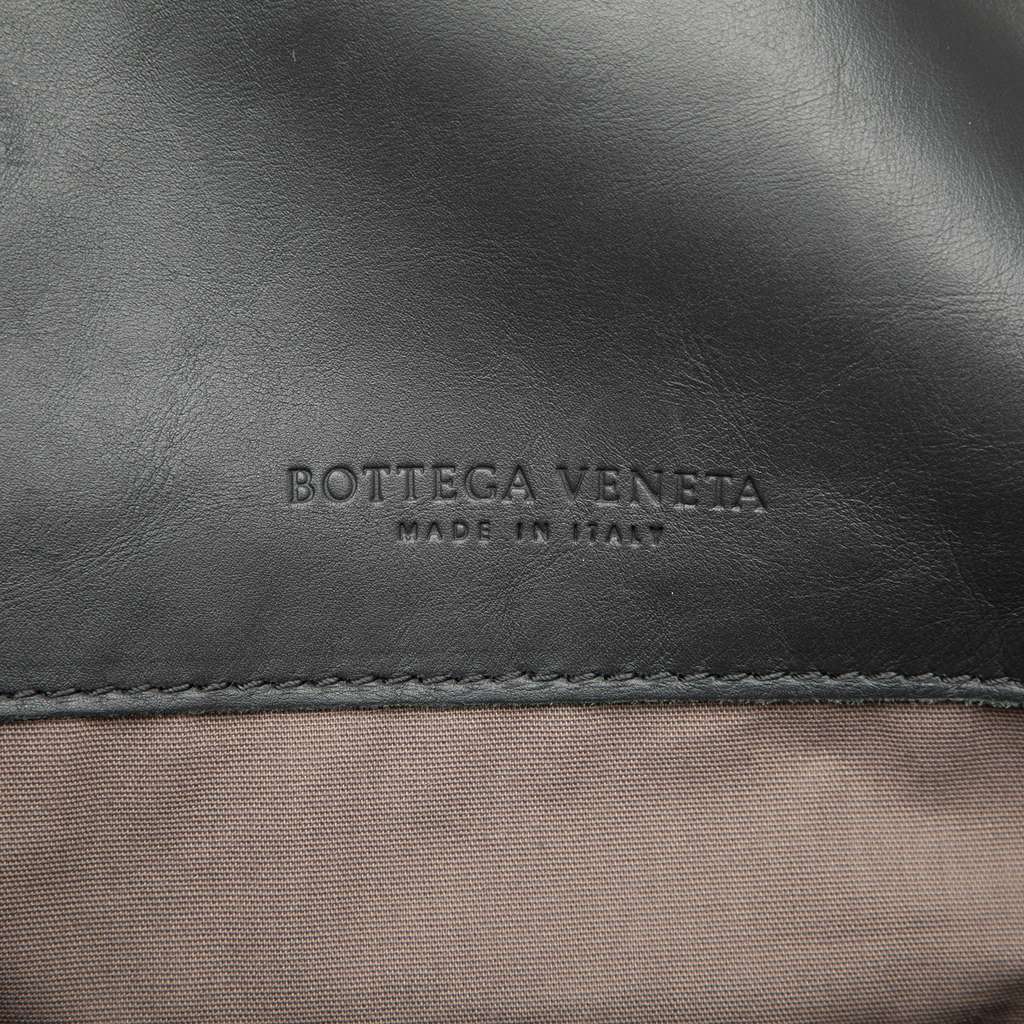 Bottega Veneta Intrecciato Trimmed Leather Drawstring Backpack - 5