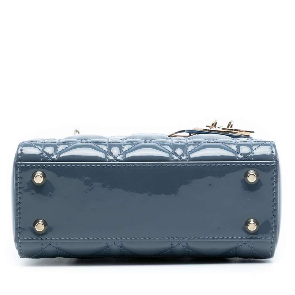 Dior Mini Patent Cannage Lady Dior - 3