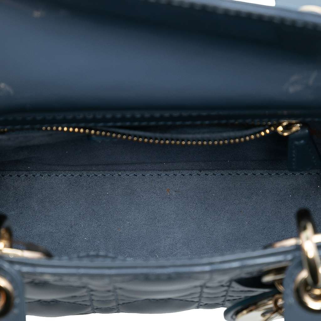 Dior Mini Patent Cannage Lady Dior - 4