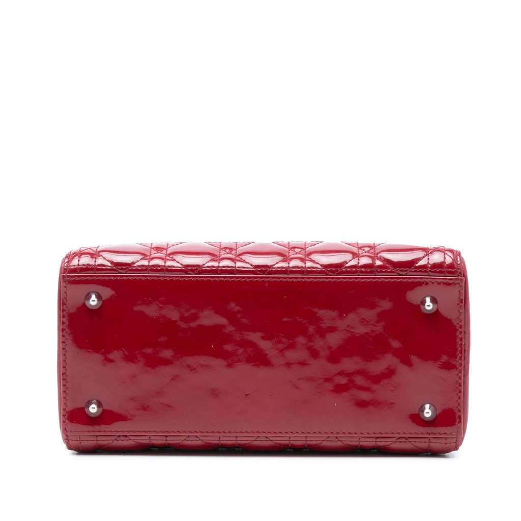 Dior Medium Patent Cannage Lady Dior - 3