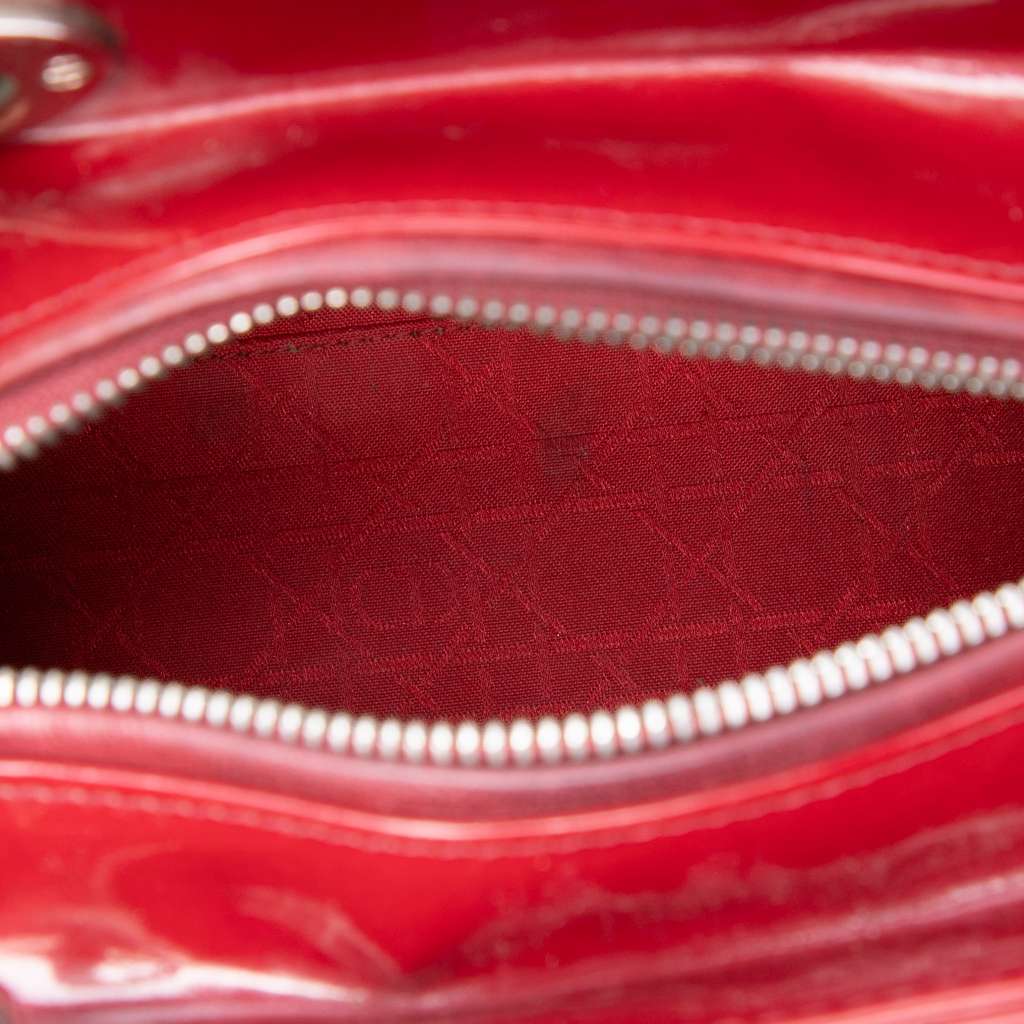Dior Medium Patent Cannage Lady Dior - 4