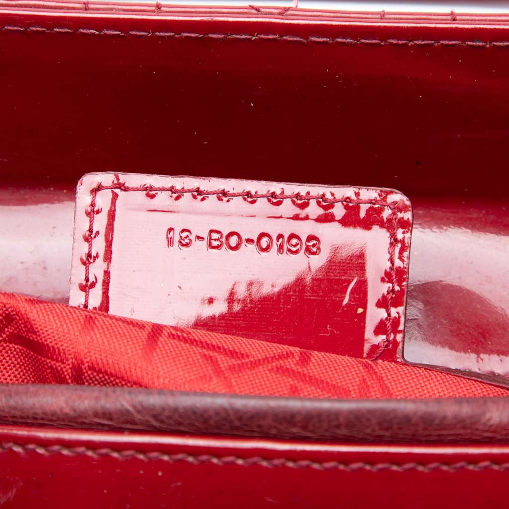 Dior Medium Patent Cannage Lady Dior - 5