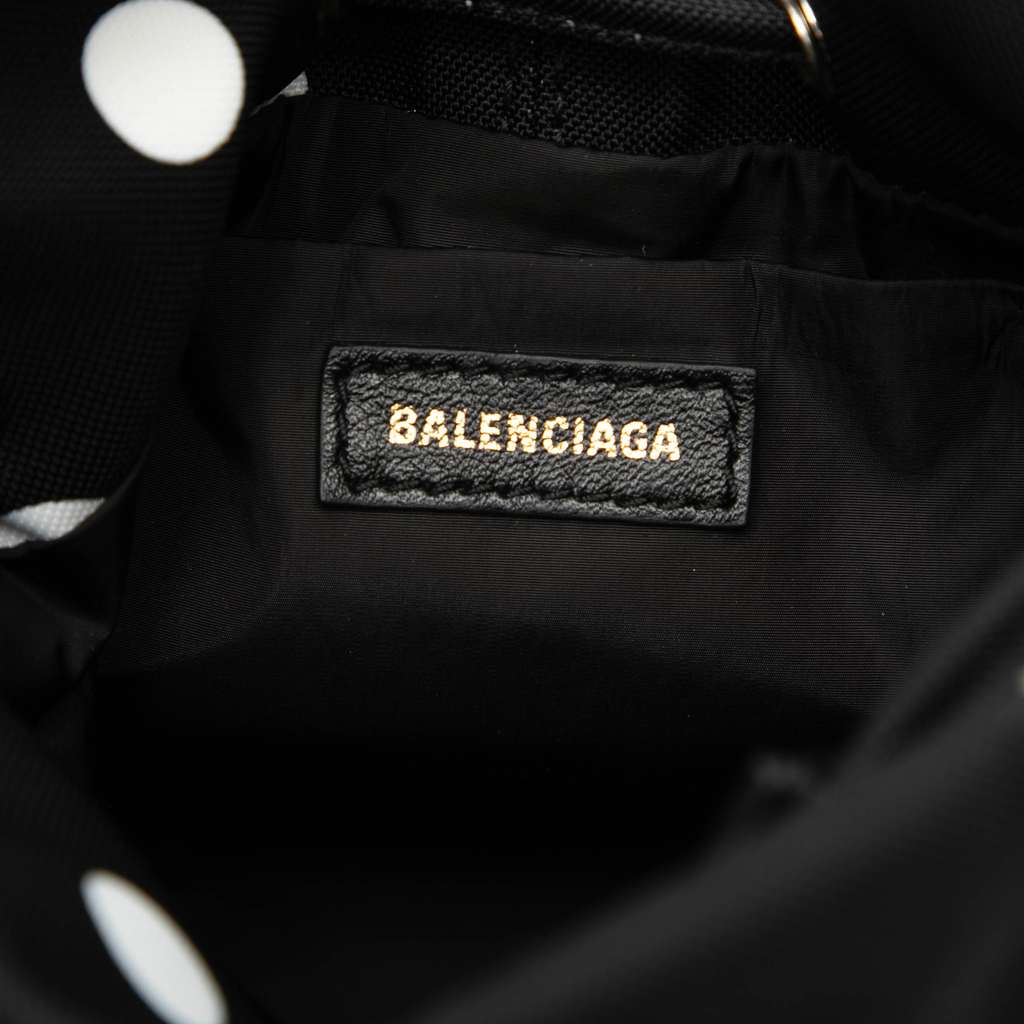 Balenciaga Nylon Dots Wheel XS Bucket Bag - 5