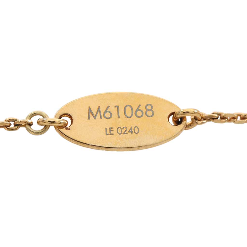 Louis Vuitton Gold Plated LV and Me Letter M Necklace - 5