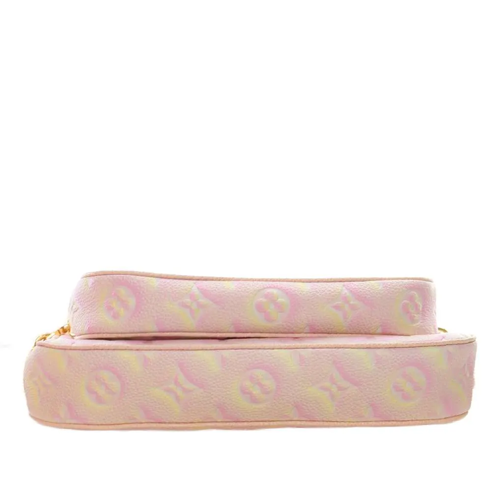 Louis Vuitton Monogram Empreinte Summer Stardust Multi Pochette Accessoires Pink Leather Good - Inside View