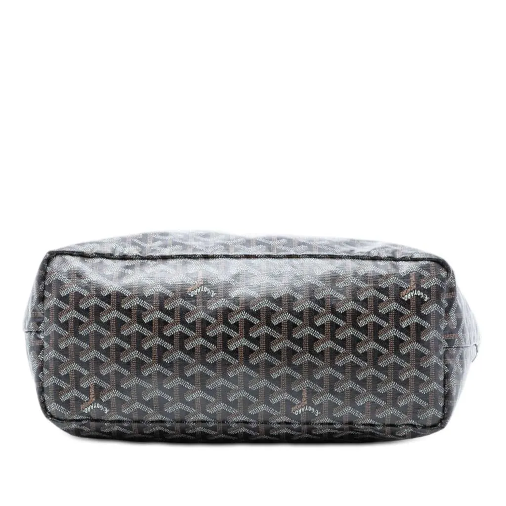 Goyard Goyardine Saint Louis PM Black Canvas Very good - Inside View