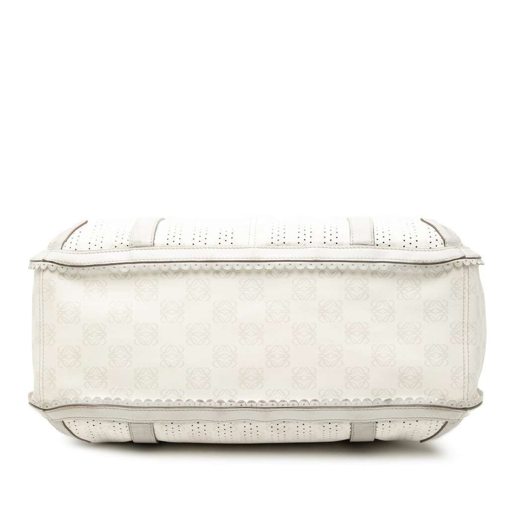 Loewe Anagram Perforated Coated Canvas Tote - 3