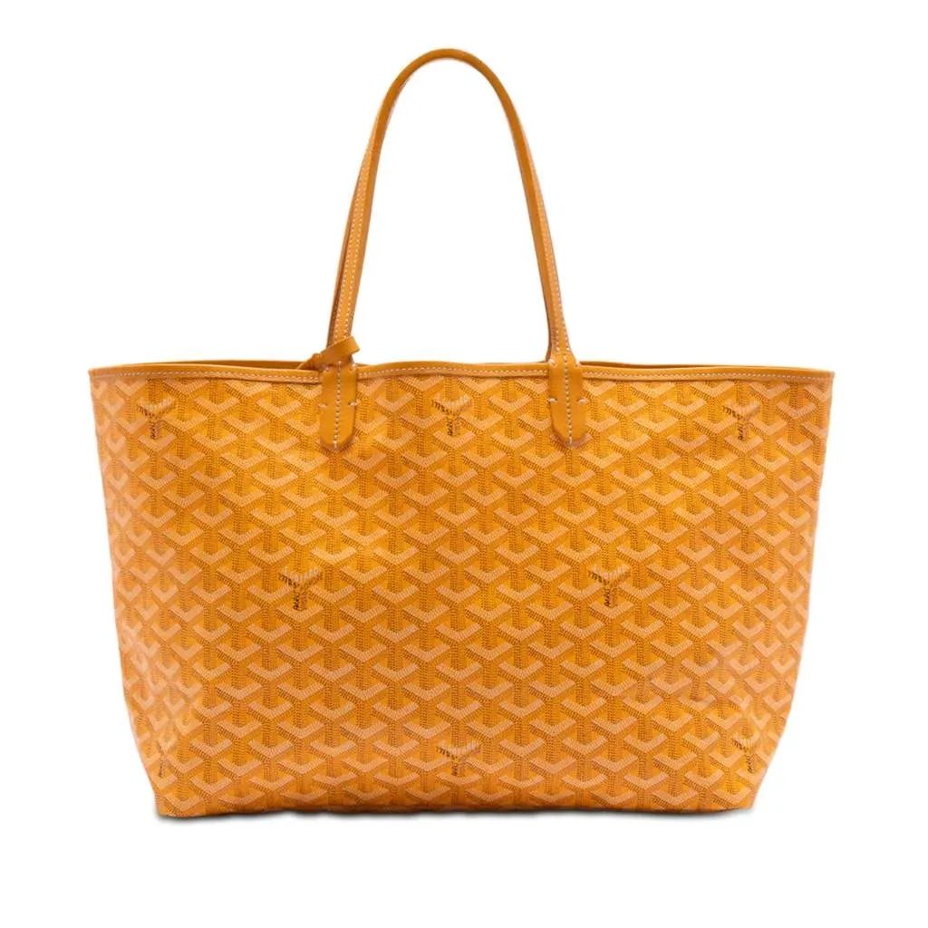 Goyard Goyardine Saint Louis PM Yellow Canvas Very good - Front View