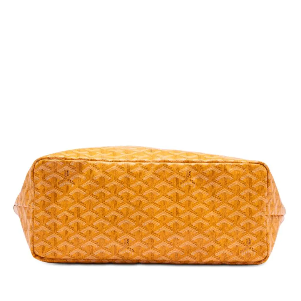 Goyard Goyardine Saint Louis PM Yellow Canvas Very good - Inside View