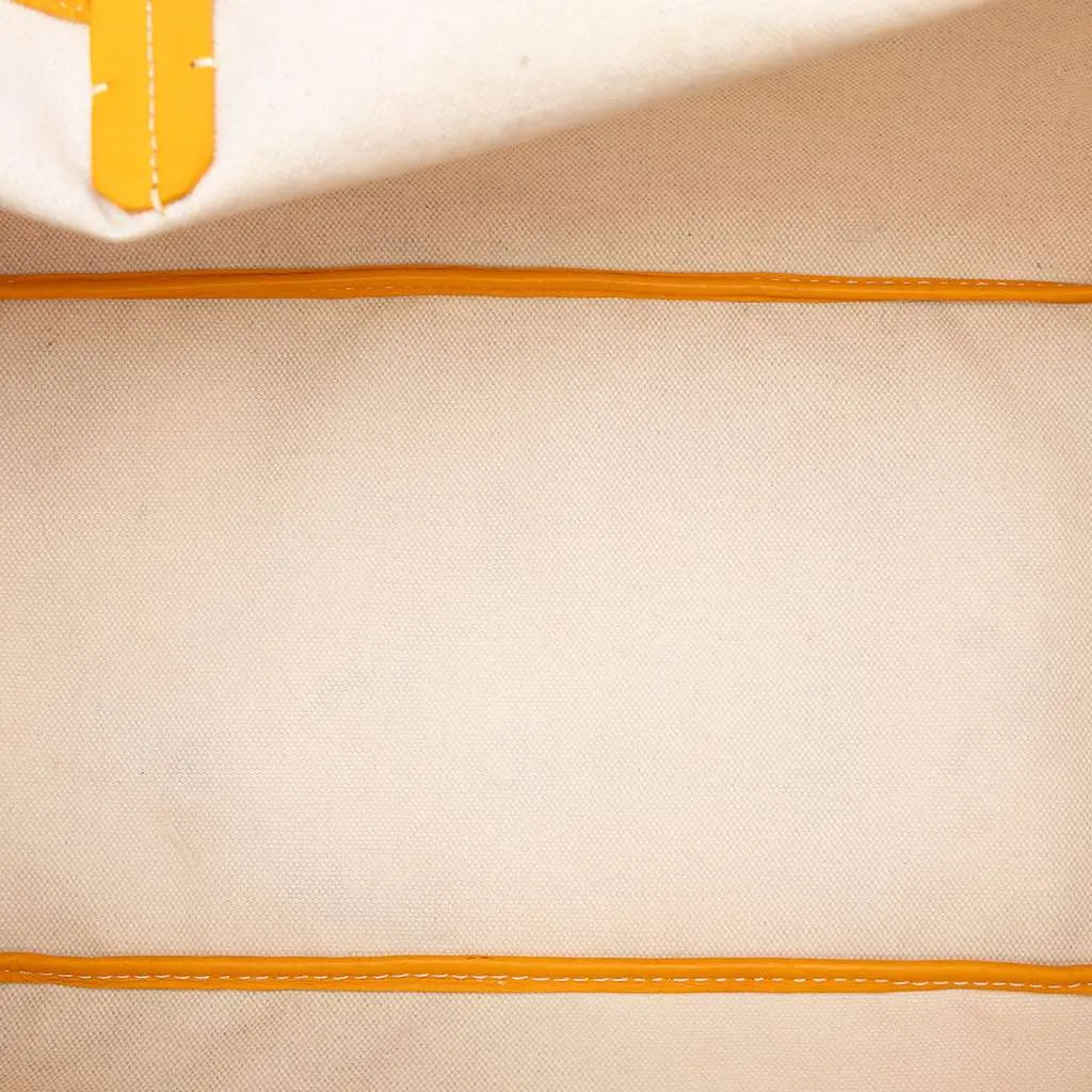 Goyard Goyardine Saint Louis PM Yellow Canvas Very good - Model View