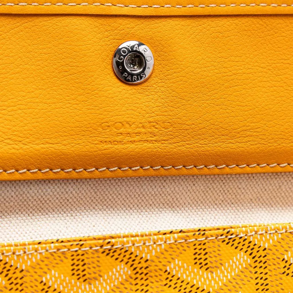 Goyard Goyardine Saint Louis PM Yellow Canvas Very good - Box View