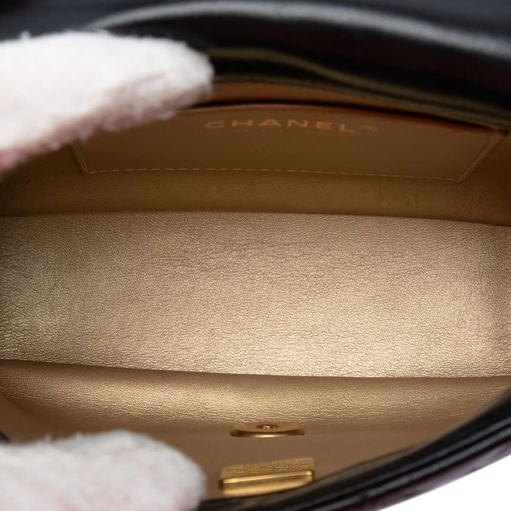 Chanel Mini CC Quilted Calfskin Multi Chain Single Flap - 4