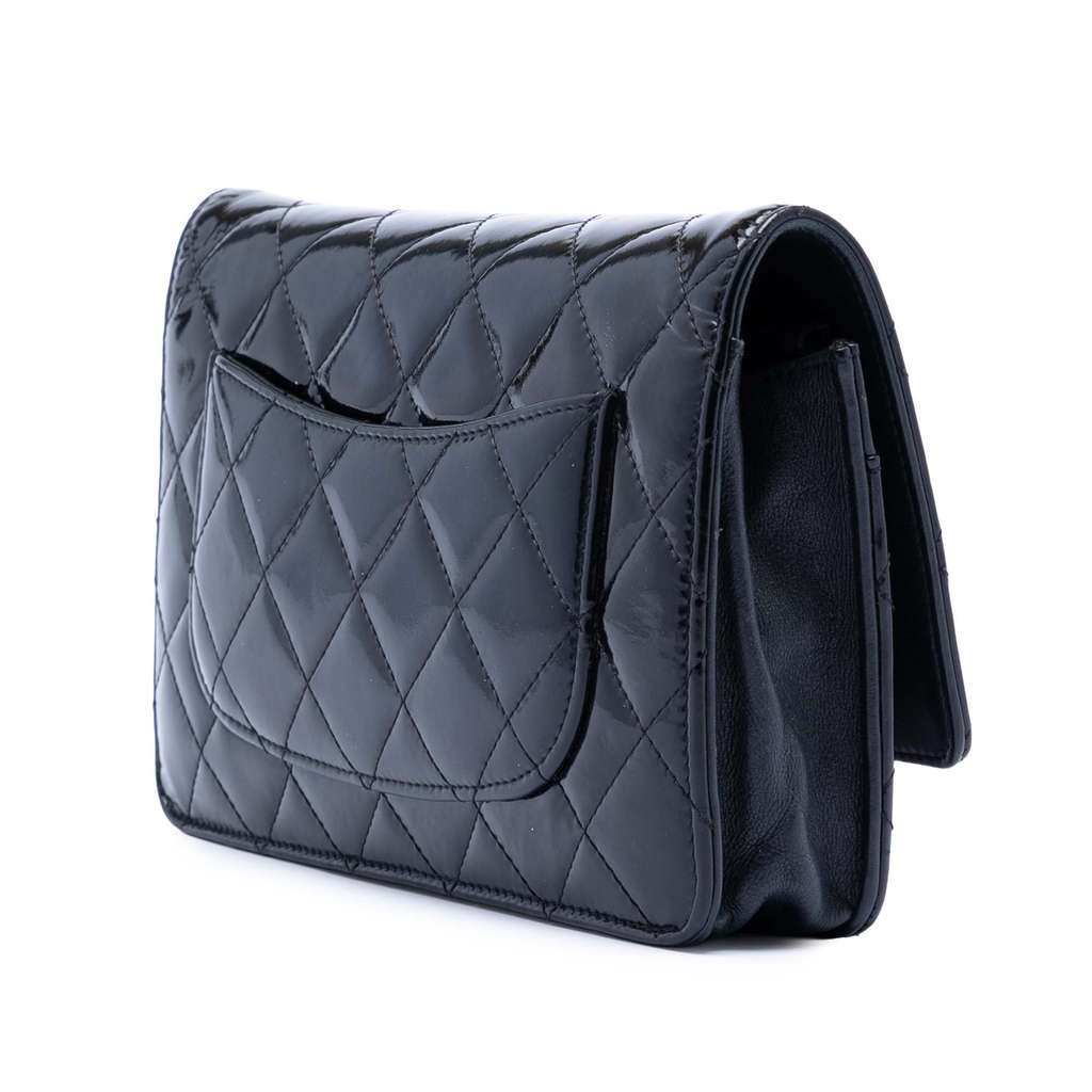 Chanel CC Quilted Patent Wallet On Chain - 2
