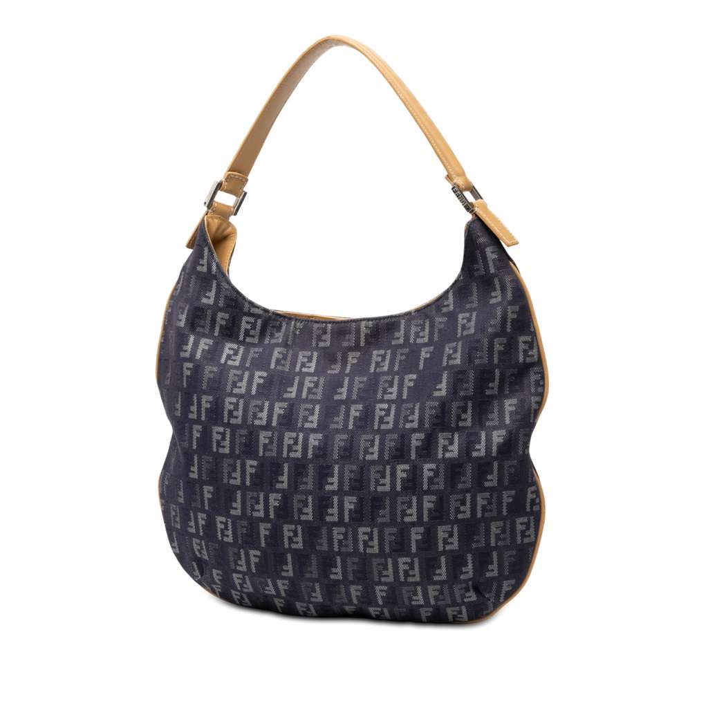 Fendi Zucchino Denim Hobo Bag - 2