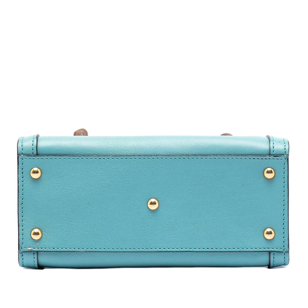Gucci Mini Calfskin Bamboo Diana Satchel - 3
