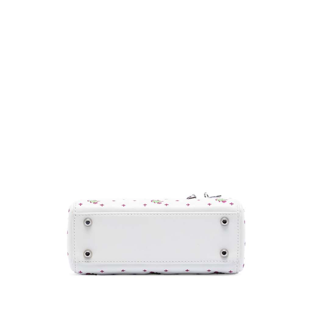 Dior Mini Embroidered Calfskin Lady Dior - 3