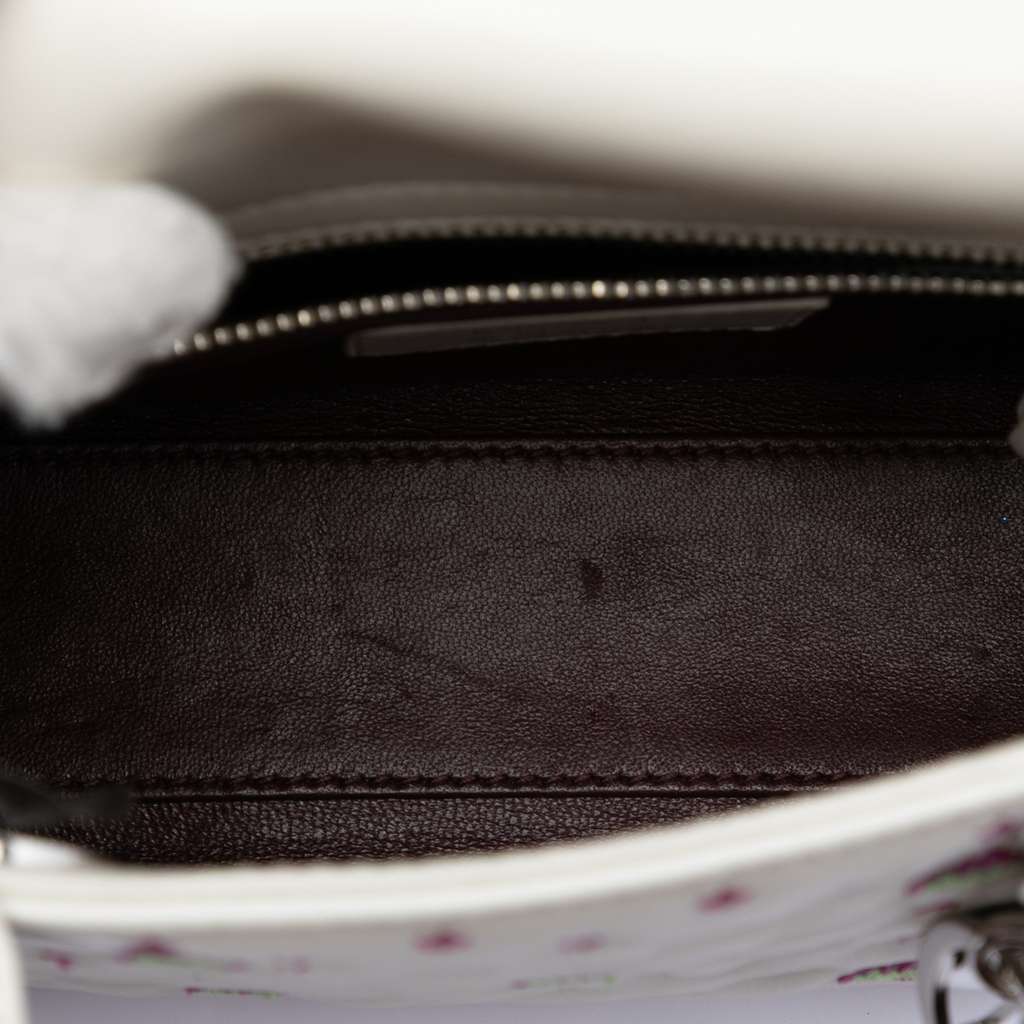 Dior Mini Embroidered Calfskin Lady Dior - 4