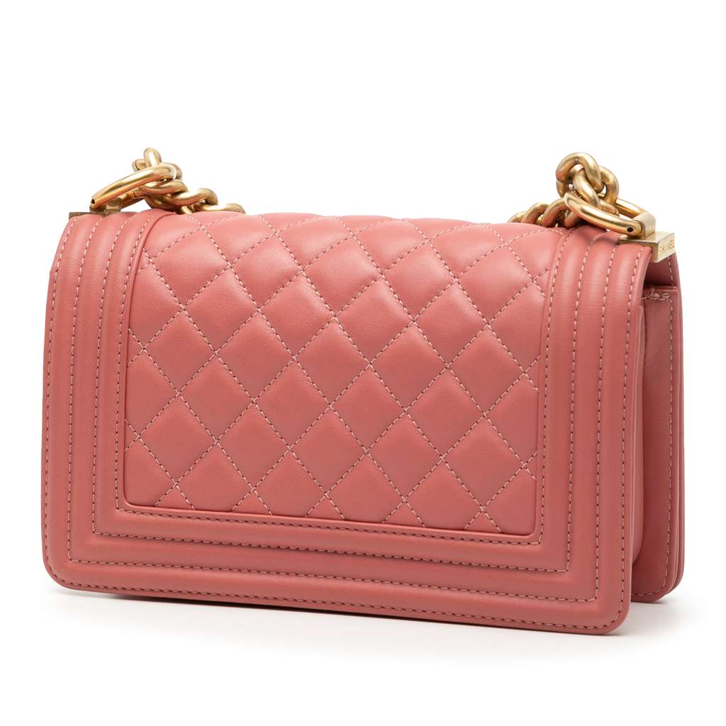 Chanel Small Quilted Lambskin Boy Flap - 2