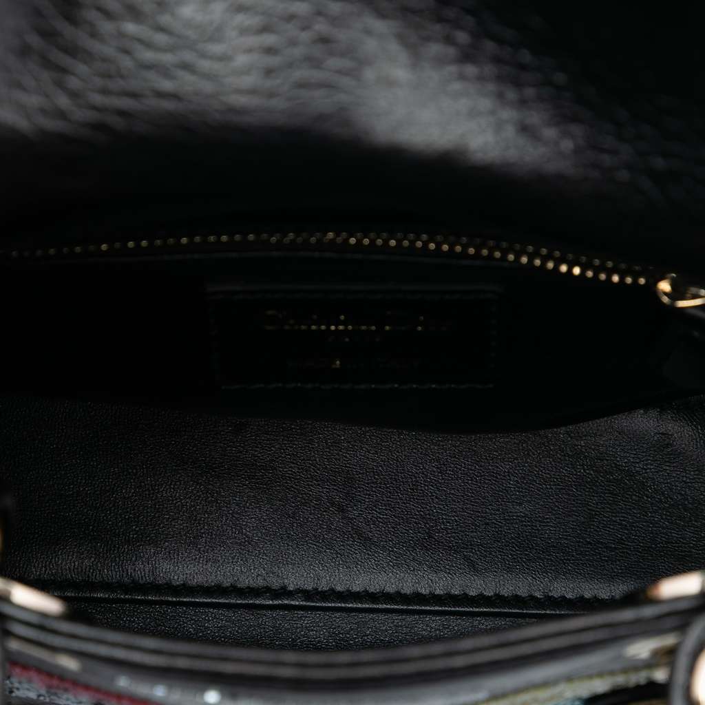 Dior Mini Calfskin Beaded Lady Dior - 4