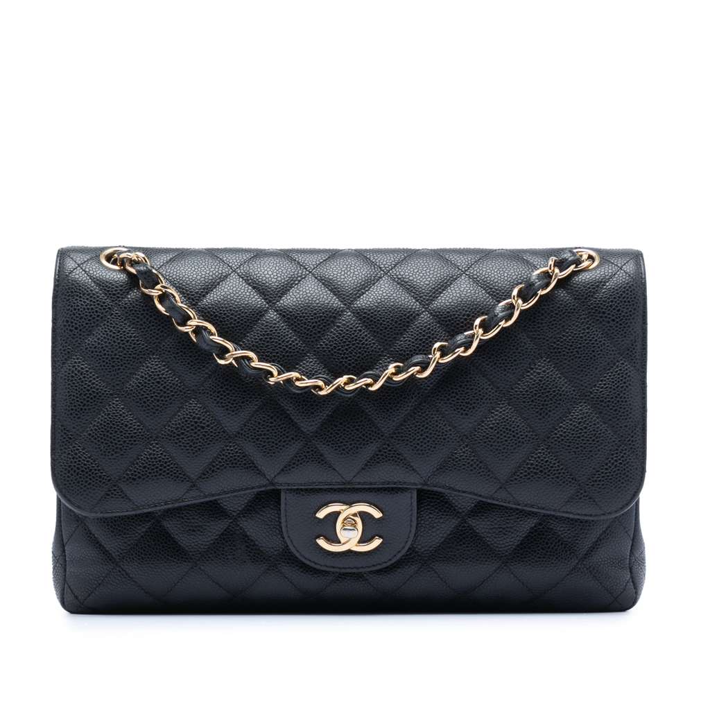 Chanel Jumbo Classic Caviar Double Flap