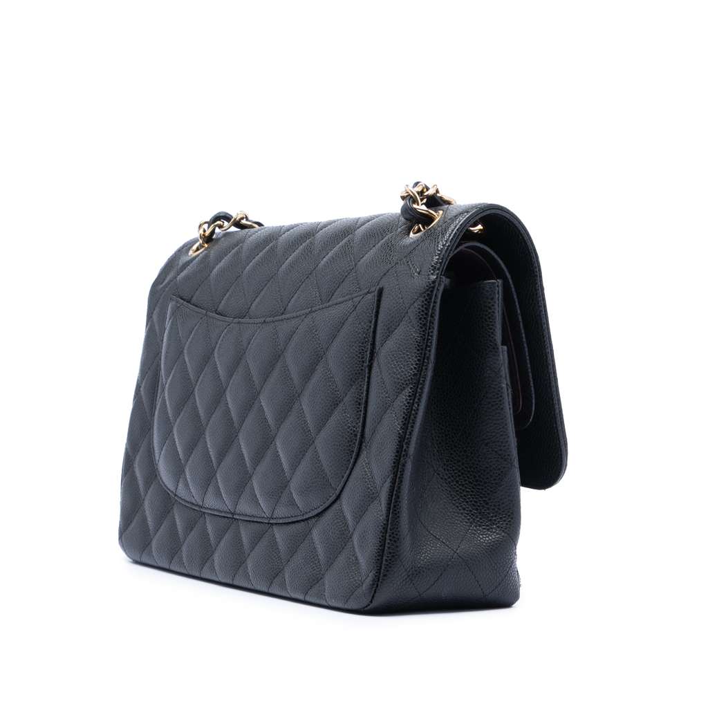 Chanel Jumbo Classic Caviar Double Flap - 2