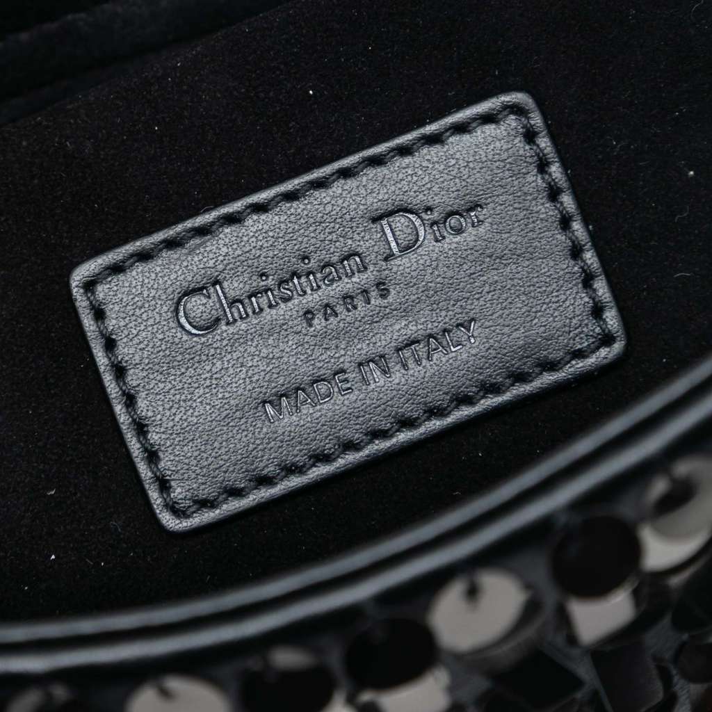 Dior Medium Calfskin Sequin Embellished Lady D Joy - 5