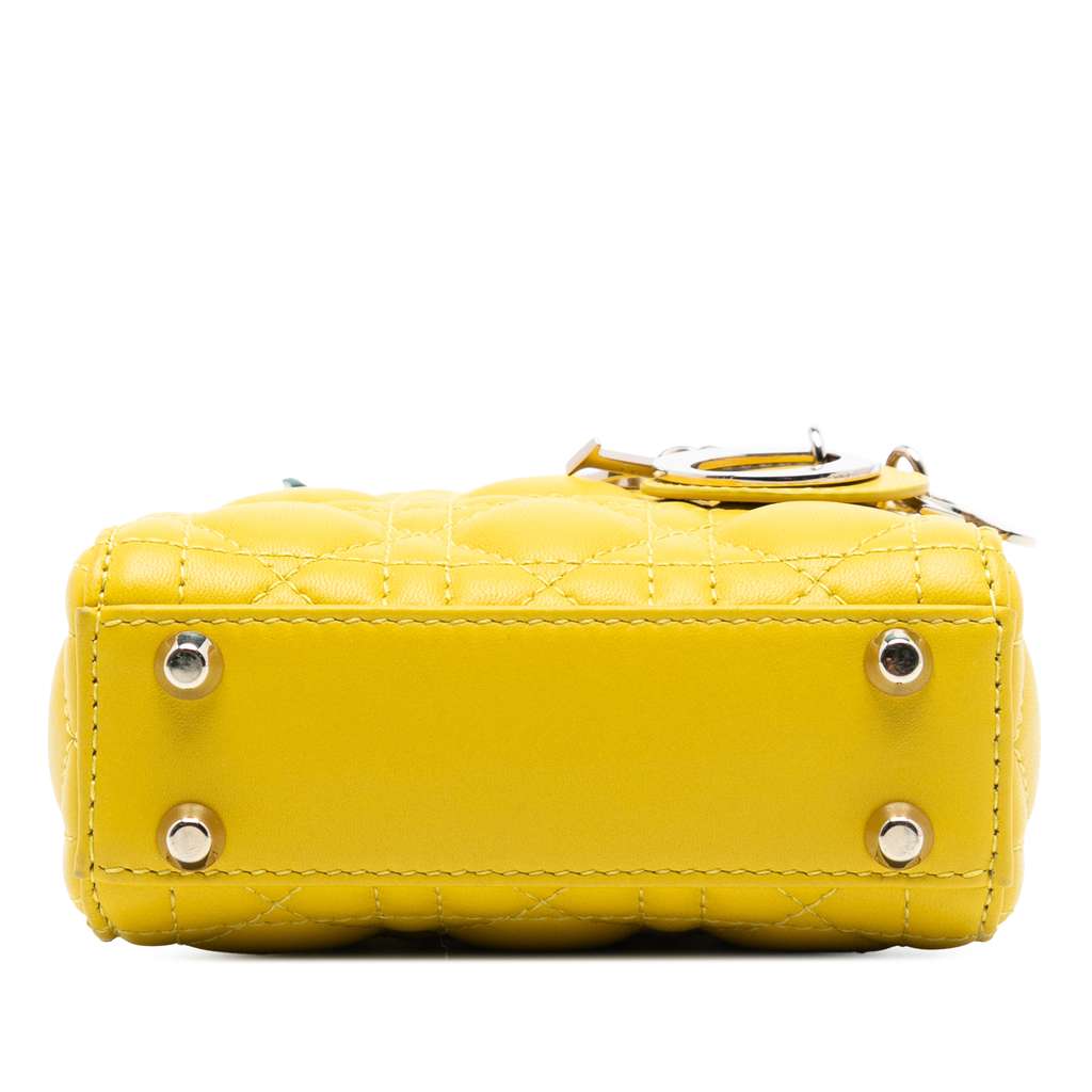 Dior Micro Lambskin Cannage Lady Dior - 3