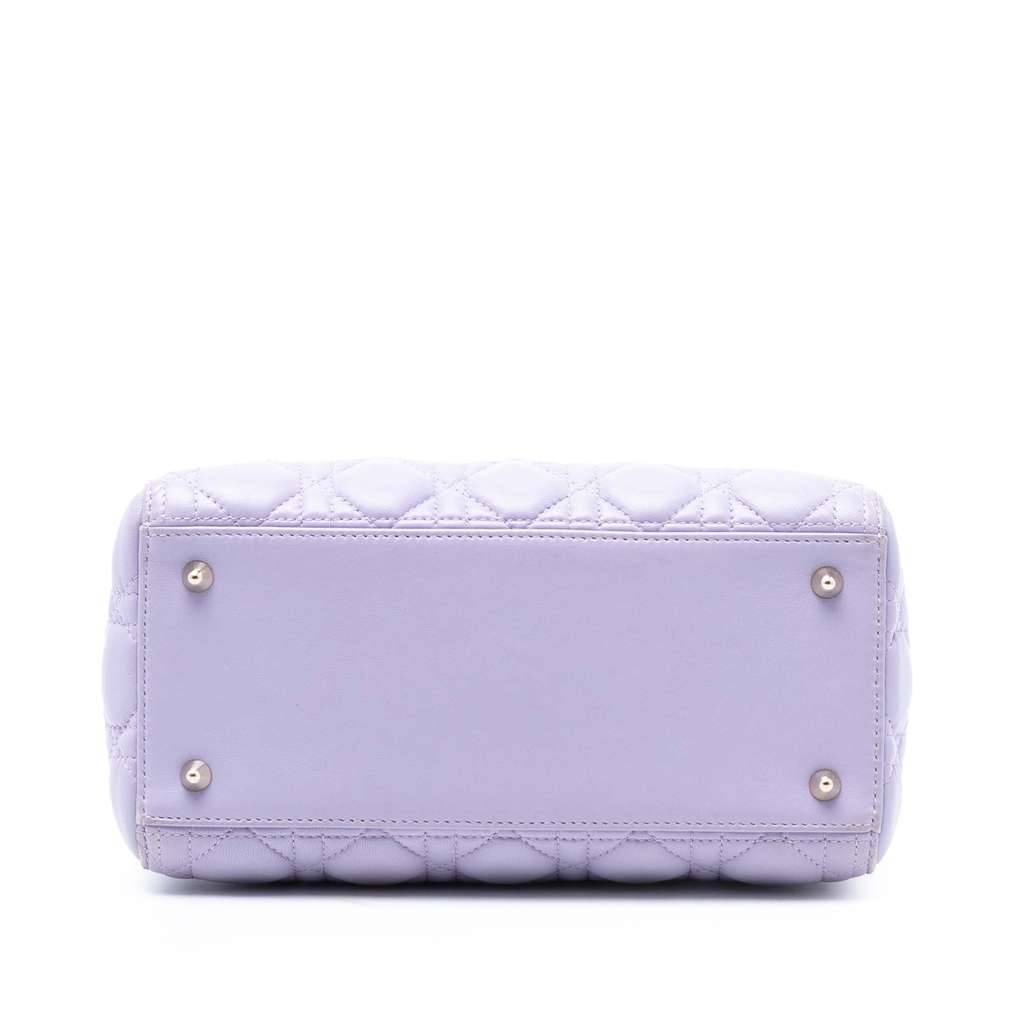 Dior Medium Lambskin Cannage Lady Dior - 3