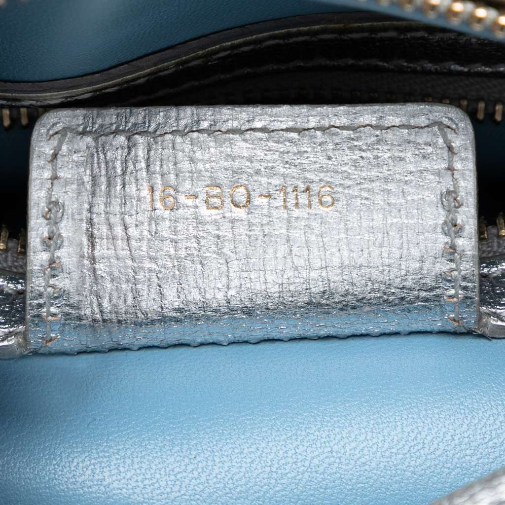 Dior Medium Calfskin Patch Embellished Lady Dior - 5