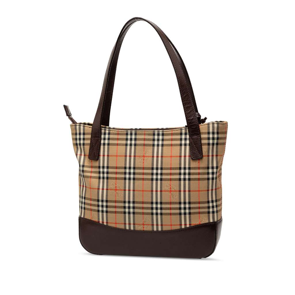 Burberry Haymarket Check Canvas Tote - 2