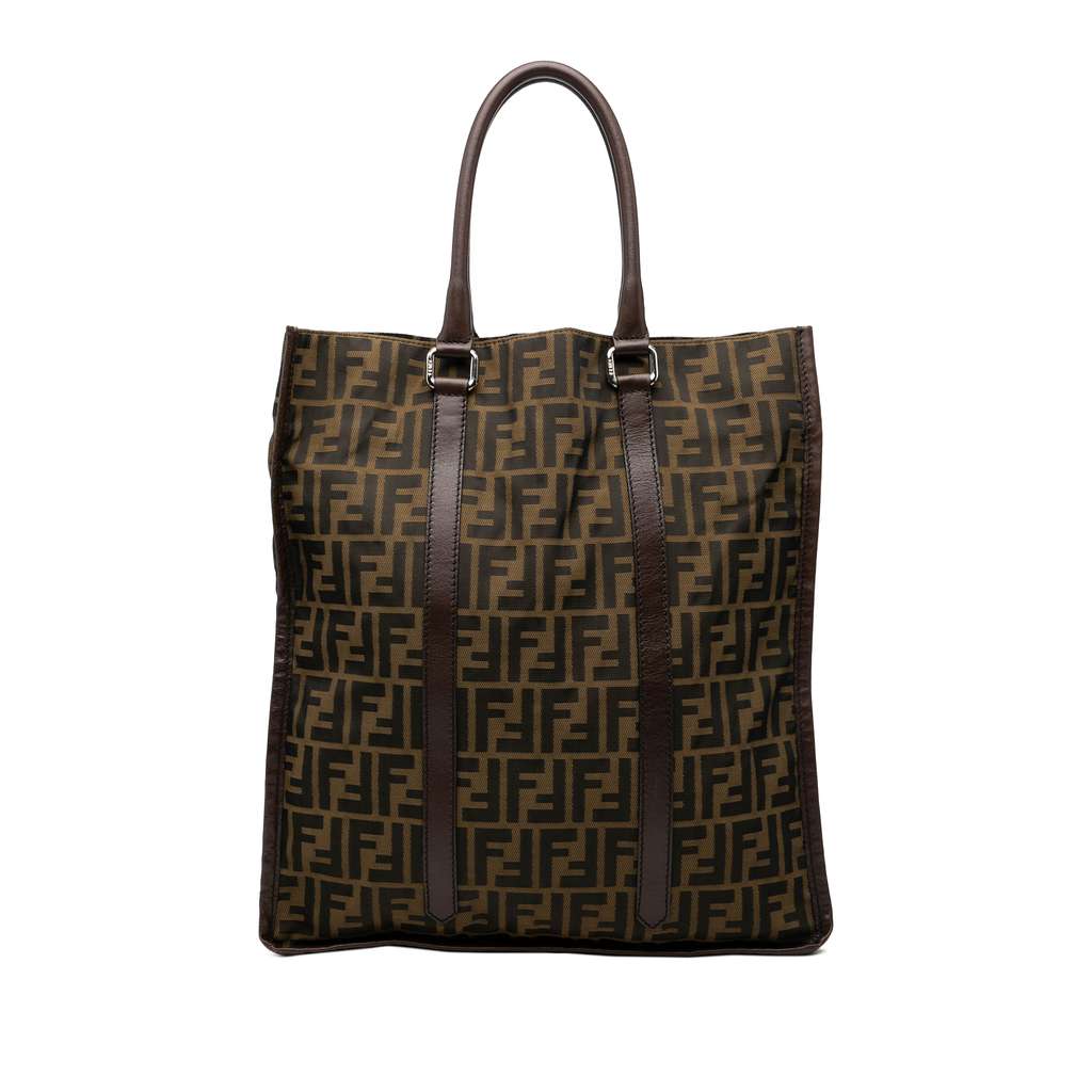 Fendi Zucca Canvas Vertical Tote